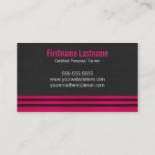 Mutige persönliche visitenkarte (Rückseite)