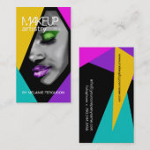 MUTIGE RETRO MASKENBILDNER-VISITENKARTE VISITENKARTE (Vorne/Hinten)