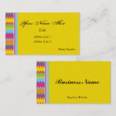 Mutige Ric Rac Visitenkarte (Vorne/Hinten)