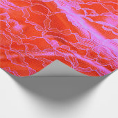 Mutige rosa Seide Geschenkpapier (Ecke)