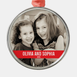 MUTIGE ROTES UND WEISSES WEIHNACHTSverzierung Silbernes Ornament