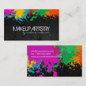 MUTIGE SCHMUTZ-MASKENBILDNER-VISITENKARTE VISITENKARTE (Vorne/Hinten)