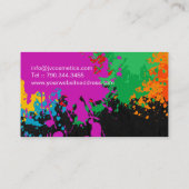 MUTIGE SCHMUTZ-MASKENBILDNER-VISITENKARTE VISITENKARTE (Rückseite)