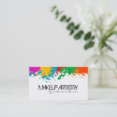 MUTIGE SCHMUTZ-MASKENBILDNER-VISITENKARTE VISITENKARTE (Stehend Vorderseite)