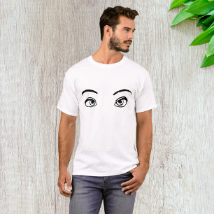 mutige Schwarz-Weiß-Illustration T-Shirt