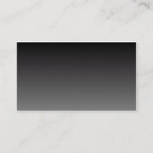 Mutige schwarze und gelbe Visitenkarte - mit Logo (Rückseite)