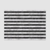 Mutige Schwarzweiss-Marmorstreifen Seidenpapier (Vorderseite)