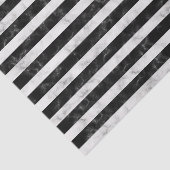 Mutige Schwarzweiss-Marmorstreifen Seidenpapier (Ausschnitt)