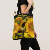 Mutige Sonnenblume-Bauers-Markt-Tasche Tasche (Von Nahem)