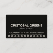 mutige TACOS-Kunden-Loyalitätskarte Treuekarte (Rückseite)