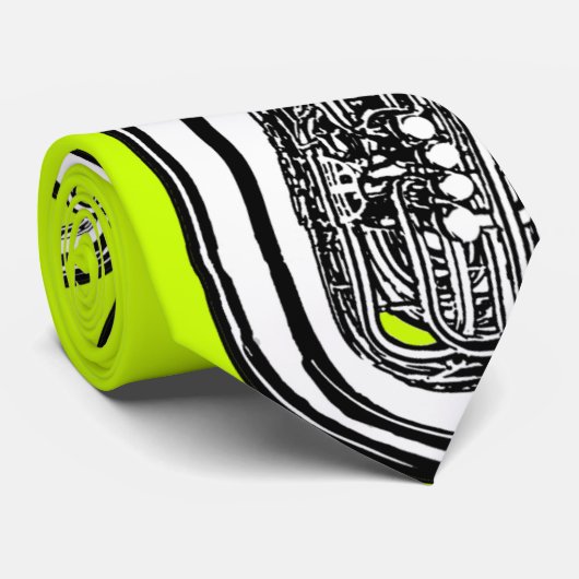 Mutige Tuba-Krawatte in irgendeiner Farbe Krawatte (Gerollt)