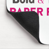 Mutige u. schöne PapierBlumen - Formteil-Matte Mousepad (Ecke)