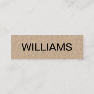 Mutige unbedeutende moderne Visitenkarte