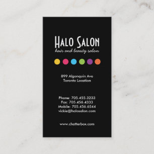 Mutige und angesagte Salon-Verabredungs-Karte Terminkarte