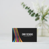 Mutige und moderne Visitenkarten Visitenkarte (Stehend Vorderseite)