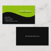 Mutige und vibrierende Visitenkarte (Vorne/Hinten)