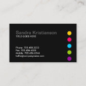 Mutige Visitenkarte (Rückseite)