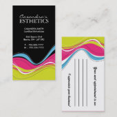 Mutige Visitenkarten Terminkarte (Vorne/Hinten)