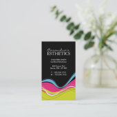 Mutige Visitenkarten Terminkarte (Stehend Vorderseite)