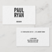 Mutige Visitenkarten Visitenkarte (Vorne/Hinten)