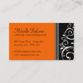 Mutige Visitenkarten Visitenkarte (Rückseite)