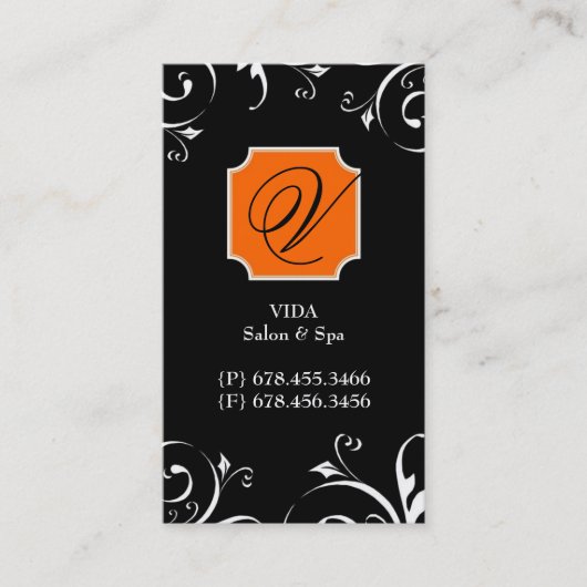 Mutige Visitenkarten Visitenkarte (Vorderseite)