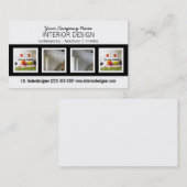 Mutiger 4 Foto-Innenarchitekt Visitenkarte (Vorne/Hinten)