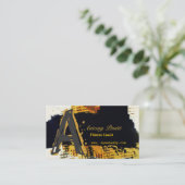 Mutiger Anschlägewatercolor-abstrakte Leidenschaft Visitenkarte (Stehend Vorderseite)