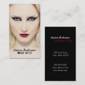 Mutiger Aussagen-Maskenbildner Visitenkarte (Vorne/Hinten)