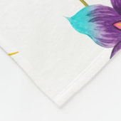 Mutiger bunter Sommer-Druck Fleecedecke (Ecke)