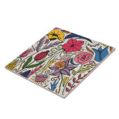 "Mutiger Garten-" Keramik-Fliese Fliese (Seite)