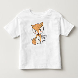Mutiger kleiner Fuchs, niedlicher Fuchs zeichnend Kleinkind T-shirt