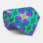 Mutiger moderner bunter abstrakter Entwurf Krawatte (Gerollt)