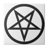 Mutiger Pentagram Fliese (Vorderseite)