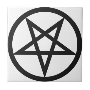 Mutiger Pentagram Fliese