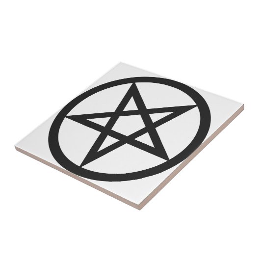 Mutiger Pentagram Fliese (Seite)