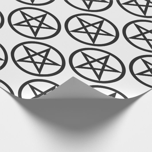 Mutiger Pentagram Geschenkpapier (Ecke)