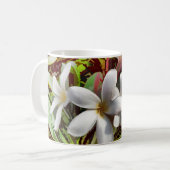 Mutiger Plumeria Kaffeetasse (Vorderseite Links)
