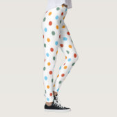 Mutiger Regenbogen-Tupfen Leggings (Rechts)