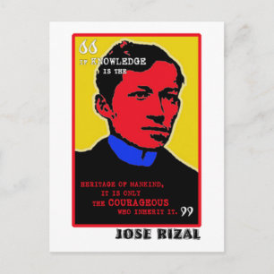 Mutiger Rizal Postkarte