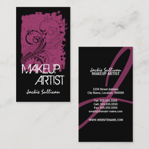 Mutiger Schmutz-Maskenbildner Visitenkarte