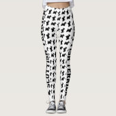 Mutiger Scottish Terrier Leggings (Vorderseite)