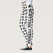 Mutiger Scottish Terrier Leggings (Links)