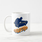 mutiger Skater Jumping Kaffeetasse (Links)