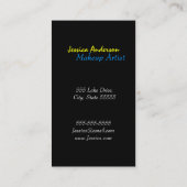 Mutiger u. bunter Maskenbildner Visitenkarte (Rückseite)