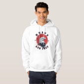 Mutiger und freier Adler Hoodie (Vorne ganz)