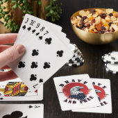Mutiger und freier Adler Spielkarten (In Situ)