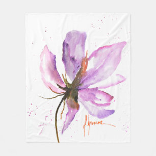 Mutiges Blumen-IV Fleecedecke