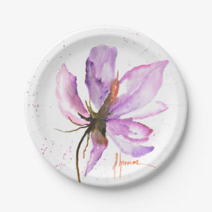 Mutiges Blumen-IV Pappteller
