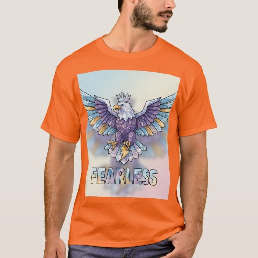 Mutiges Crystal Eagle Emblem Shirt (Vorderseite)